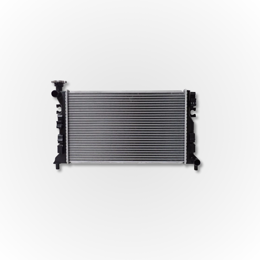 A Radiator compatible with the Suzuki Carry shown from the side