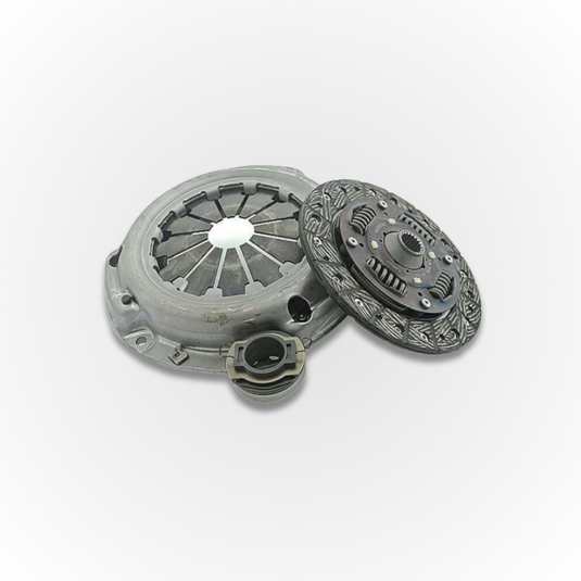 A Davey Parts & Accessories Clutch Kit Compatible with the Daihatsu Hijet. Showing the Pressure Plate, Clutch Plate and Wheel Bearing