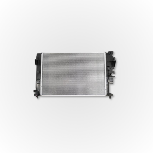 A Radiator compatible with a Manual Daihatsu Hijet shown from the side