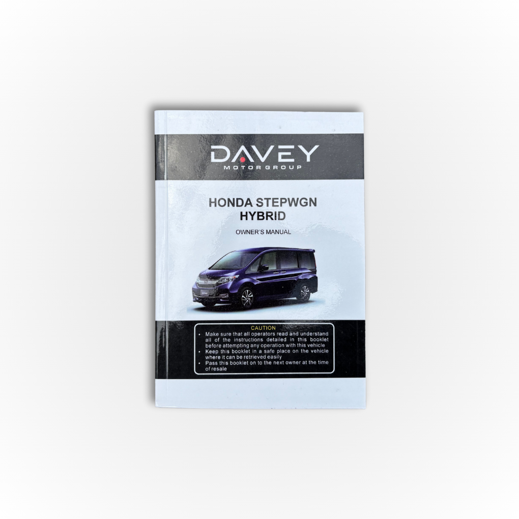 Honda Stepwgn Hybrid Owner's Manual – Davey Parts & Accessories