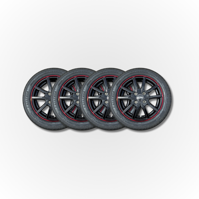 Load image into Gallery viewer, Austone 155/65R14 Tyre &amp; 14&quot; Wheel | Set Of 4
