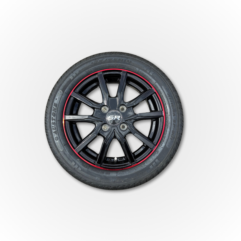 Load image into Gallery viewer, Austone 155/65R14 Tyre &amp; 14&quot; Wheel | Set Of 4
