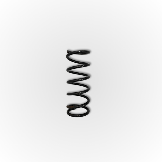The Second-hand Davey Parts & Accessories black Coil Spring from the Subaru Coil Spring Suspension Set Shown on a white background