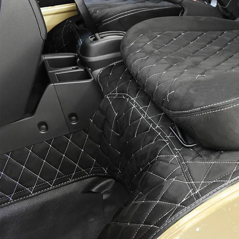 Load image into Gallery viewer, Hard Cargo suede Deck Cover shown in the cabin of a Hijet
