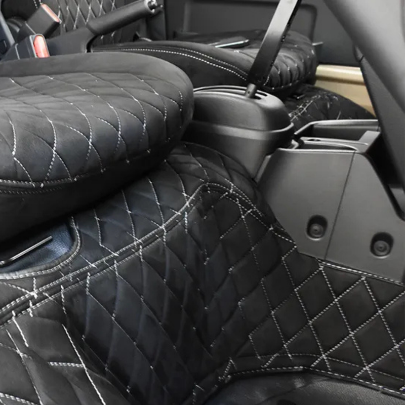 Load image into Gallery viewer, Hard Cargo suede Deck Cover shown in the cabin of a Hijet
