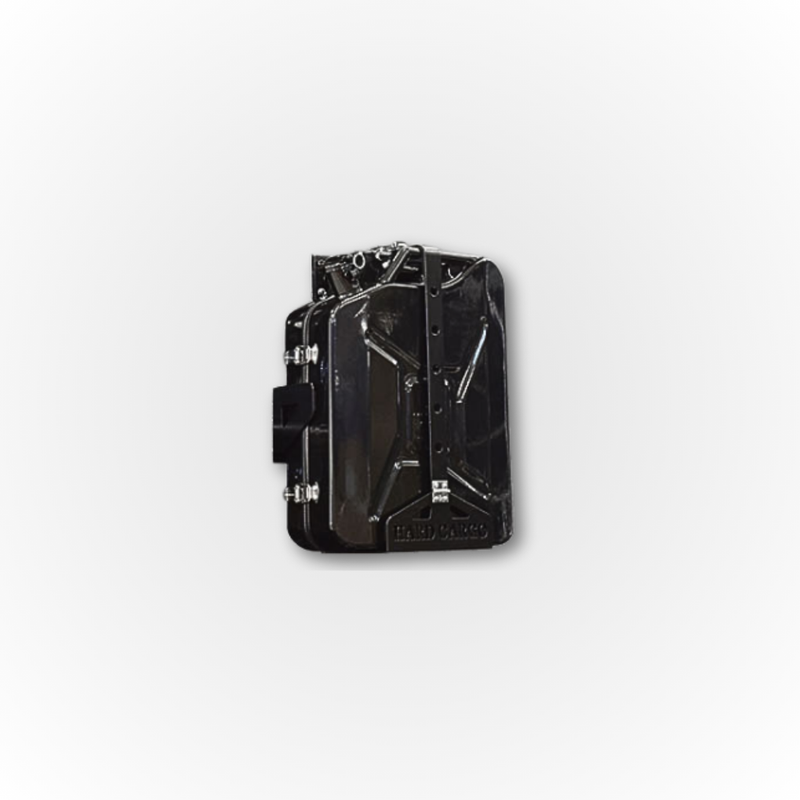 Load image into Gallery viewer, A Hard Cargo Jerry Can Holder with Jerry Can attached
