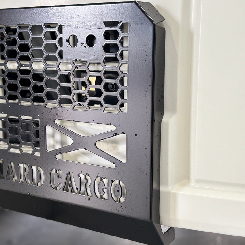 Load image into Gallery viewer, A Hard Cargo Skid Grille shown installed on a Daihatsu Hijet

