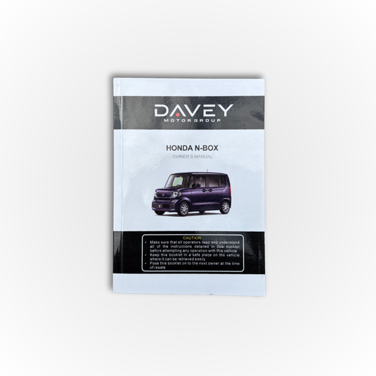 Honda N-Box Owner's Manual (2023 - Current)