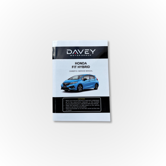 Davey Motor Group's Honda Fit Hybrid Owner's Manual