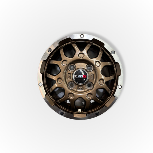 12" LEHRMEISTER LMG MS-9W Bronze Alloy Wheels