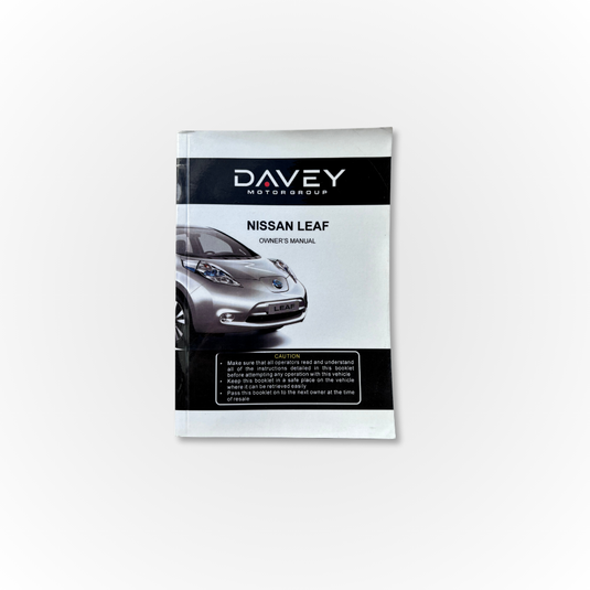 Davey Motor Group's Nissan Leaf Owner's Manual