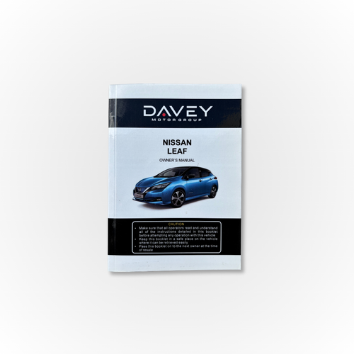 Davey Motor Group's Nissan Leaf ZE1 
Owner's Manual
