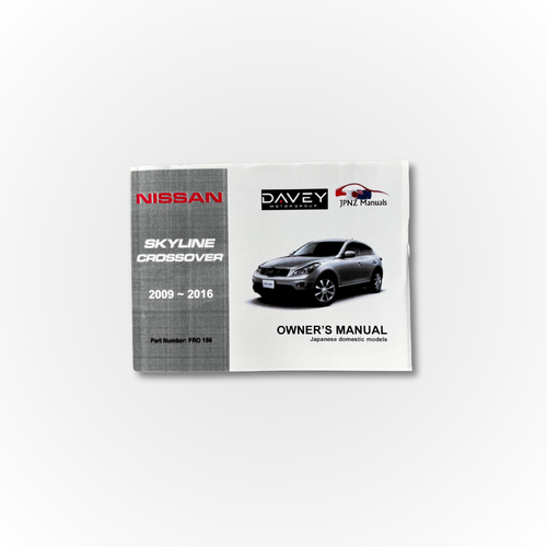 Davey Motor Group's Nissan Skyline Crossover Owner's Manual
