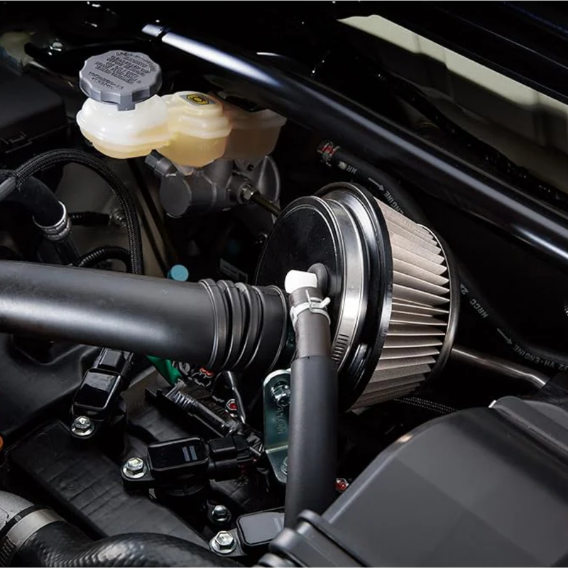 Load image into Gallery viewer, The standard Pod Air Filter shown installed in an engine
