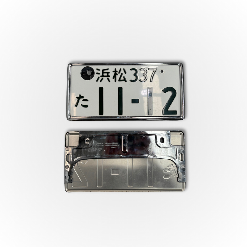 Load image into Gallery viewer, Toyota Badge Japanese Number Plate Frames
