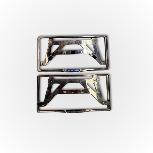 Subaru Badge Japanese Number Plate Frames