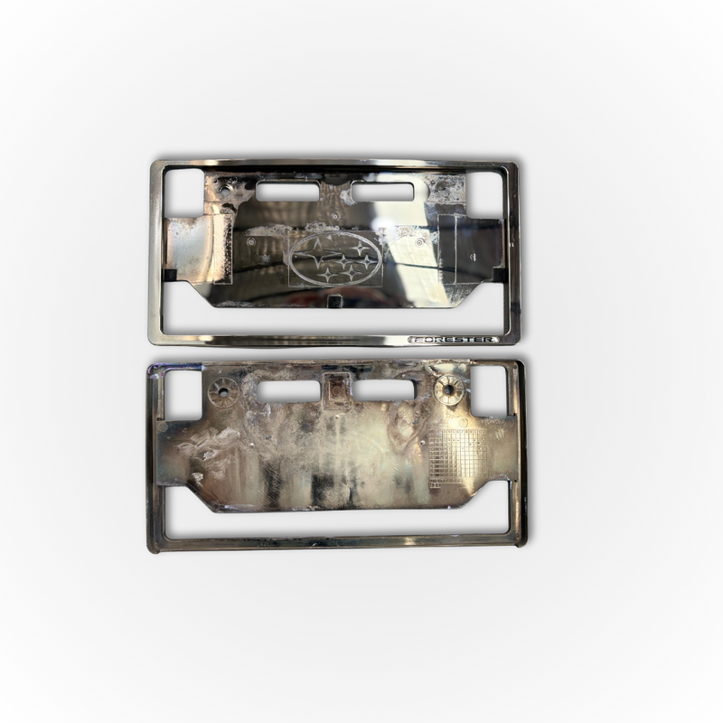 Load image into Gallery viewer, Subaru Badge Japanese Number Plate Frames
