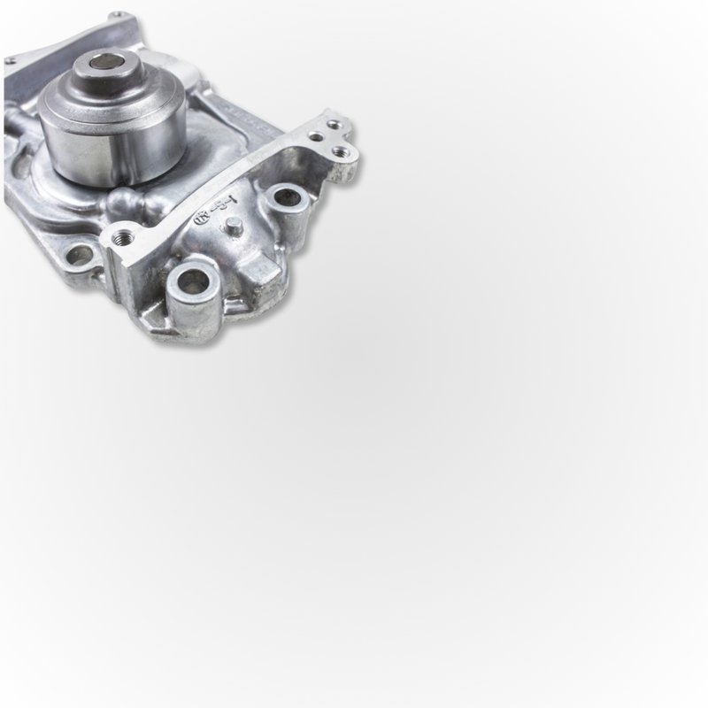 Load image into Gallery viewer, A close up of a silver water pump shown from above compatible with the Suzuki Sambar
