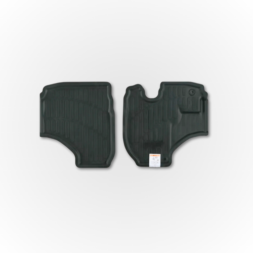 The Davey Motor Group Suzuki Carry High Wall Floor Mats, shown in black rubber on a white background