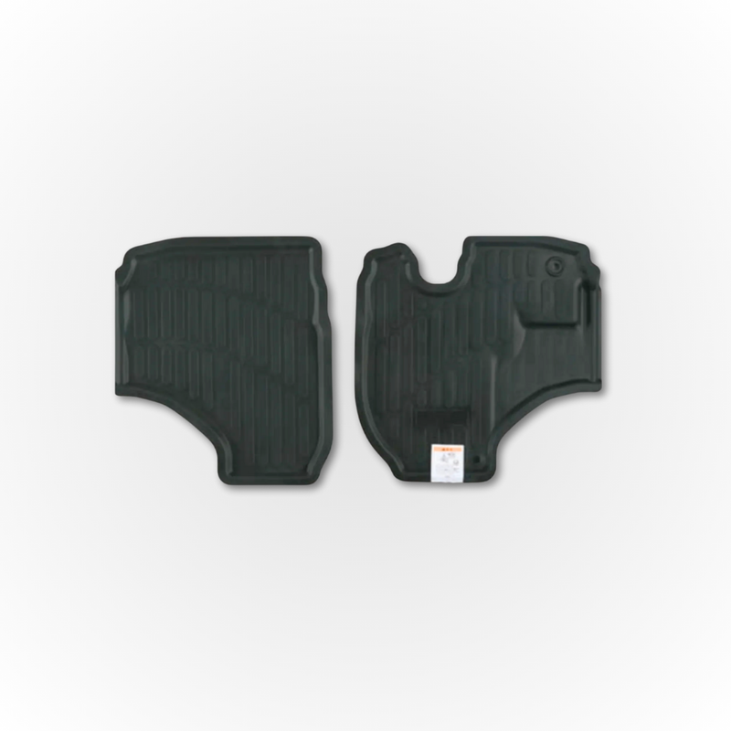 Load image into Gallery viewer, The Davey Motor Group Suzuki Carry High Wall Floor Mats, shown in black rubber on a white background
