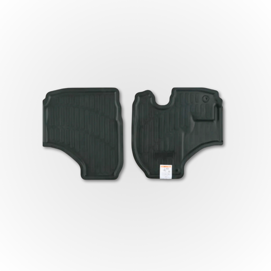 The Davey Motor Group Suzuki Carry High Wall Floor Mats, shown in black rubber on a white background