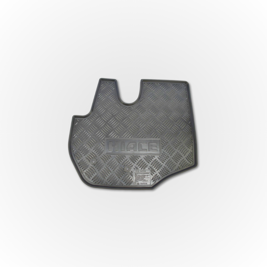 The Davey Motor Group Toyota HiAce rubber Floor Mat for the drivers side of the cabin on a white background