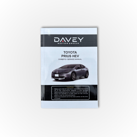 Toyota Prius HEV Owner's Manual (2023 - Current)