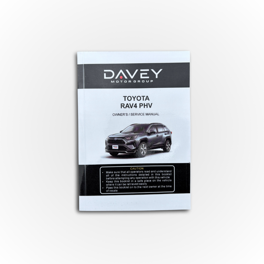 Toyota Rav4 PHV Owner's Manual