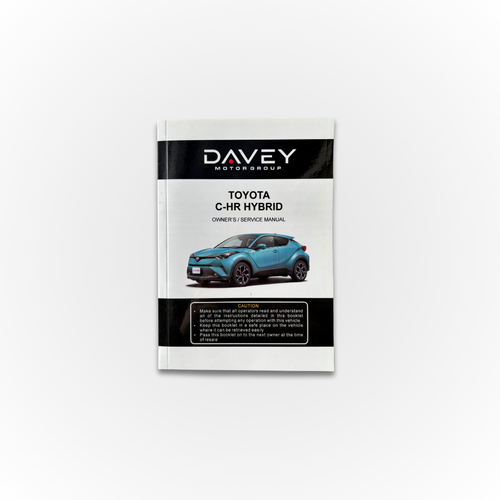 Davey Motor Group's Toyota C-HR Hybrid Owner's Manual